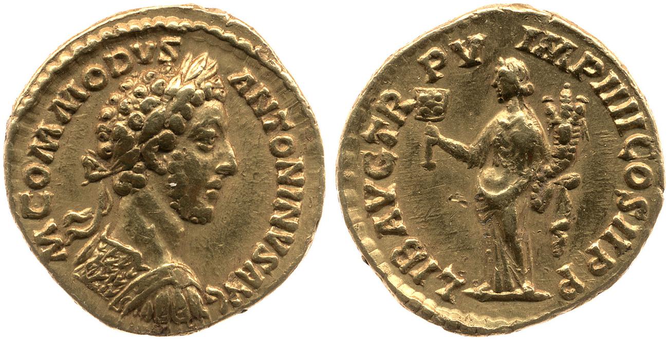 obverse RIC III Commodus 10B