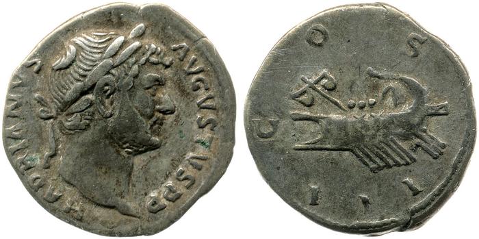 реверс RIC II, Part 3 (second edition) Hadrian 3094