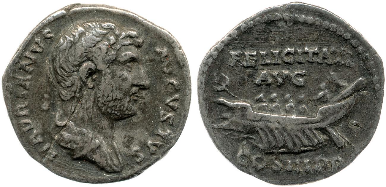 аверс RIC II, Part 3 (second edition) Hadrian 1080