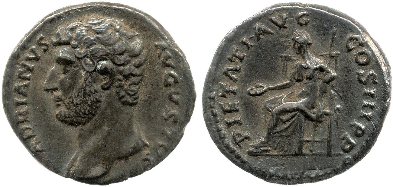 аверс RIC II, Part 3 (second edition) Hadrian 1111