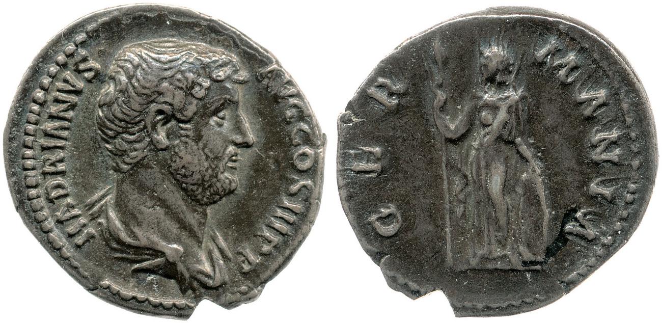 RIC II, Part 3 (second edition) Hadrian 1514, аверс, Британский музей