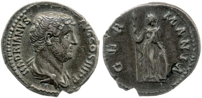 RIC II, Part 3 (second edition) Hadrian 1514, реверс, Британский музей