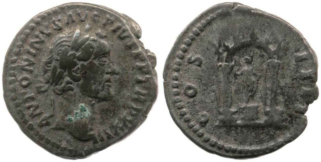RIC III Antoninus Pius 296, аверс, Британский музей