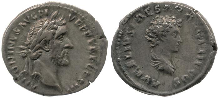 RIC III Antoninus Pius 417B, реверс, bm