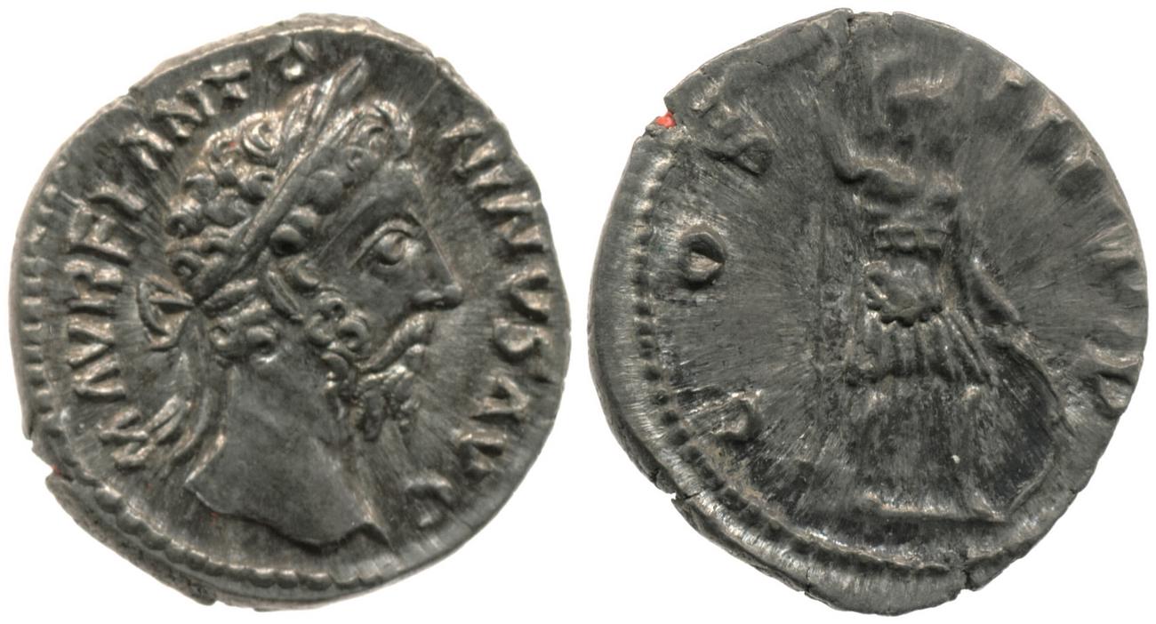 RIC III Marcus Aurelius 417, аверс, Британский музей