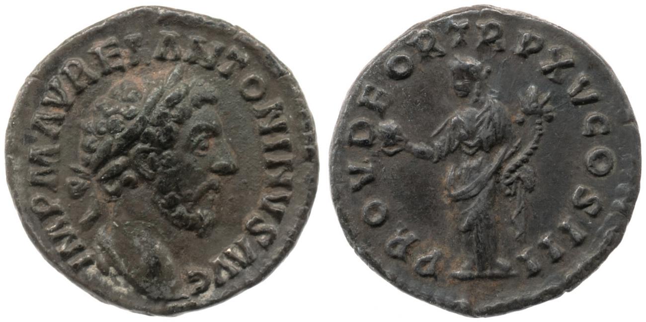 RIC III Marcus Aurelius 23, аверс, bm