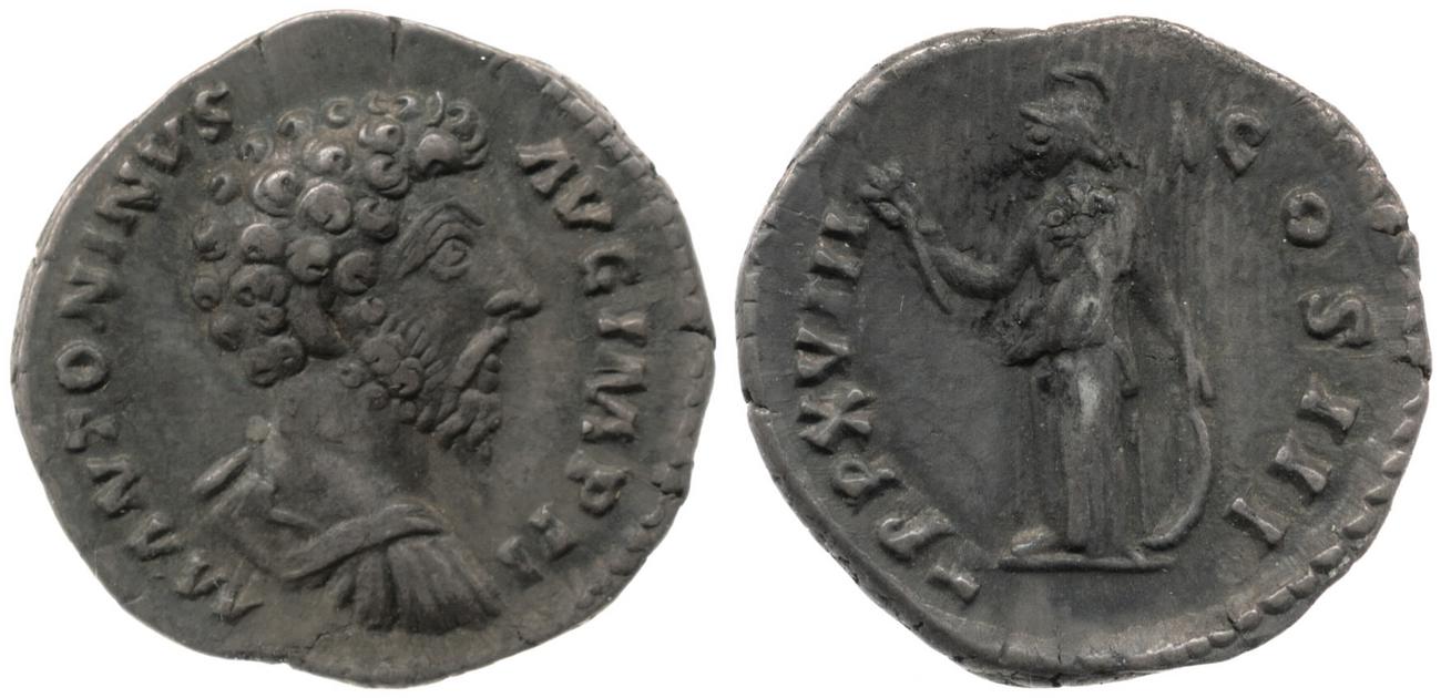 аверс RIC III Marcus Aurelius 103