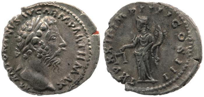 реверс RIC III Marcus Aurelius 178
