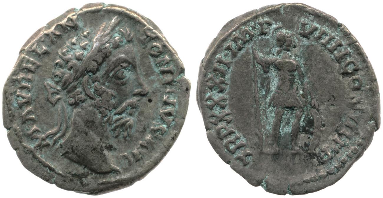 аверс RIC III Marcus Aurelius 384