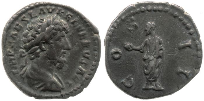 RIC III Marcus Aurelius 457, реверс, Британский музей
