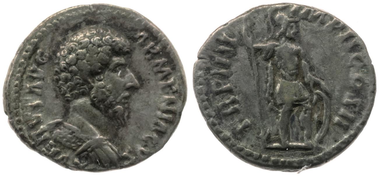 RIC III Marcus Aurelius 514, аверс, Британский музей