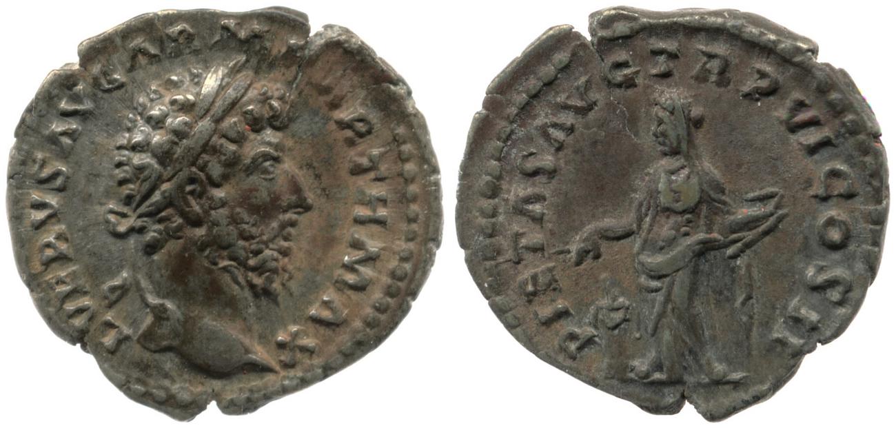 аверс RIC III Marcus Aurelius 560