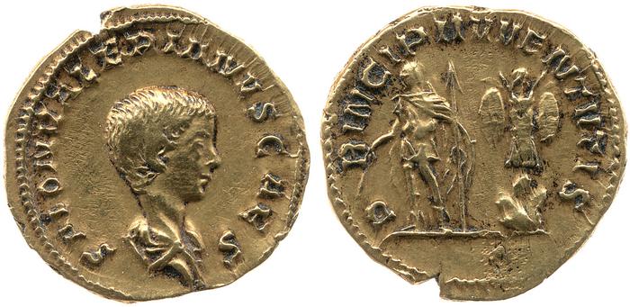RIC V Saloninus 3, реверс, bm