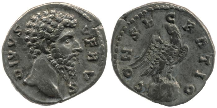 реверс RIC III Marcus Aurelius 596A
