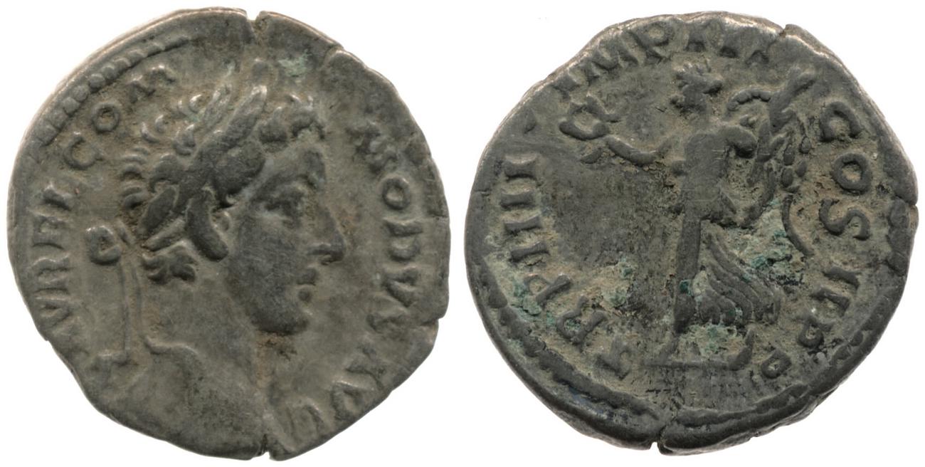 аверс RIC III Marcus Aurelius 664