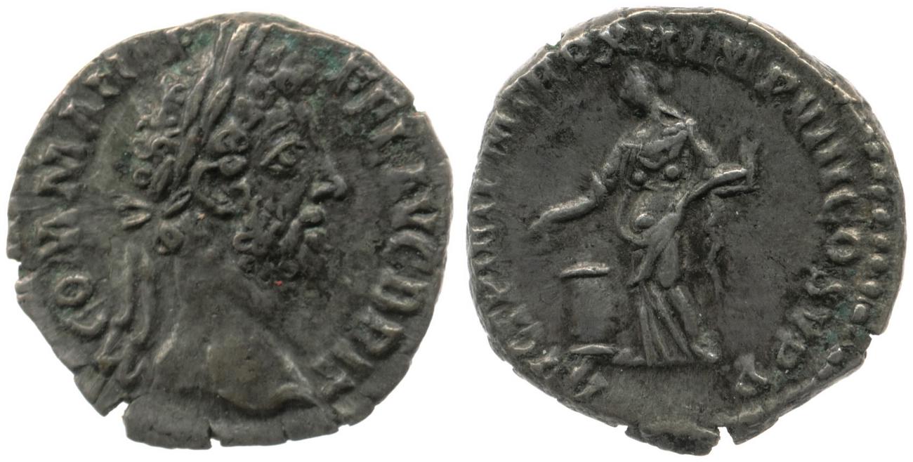 RIC III Commodus 146, аверс, bm