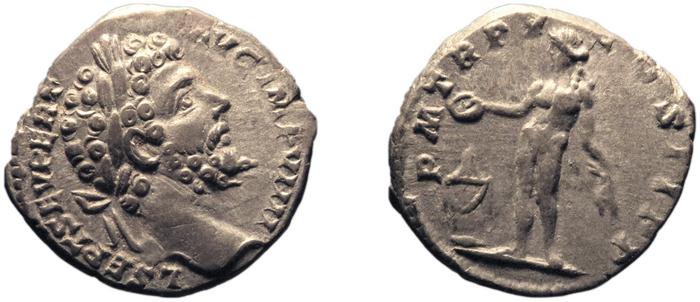 RIC IV Septimius Severus 105, реверс, bm