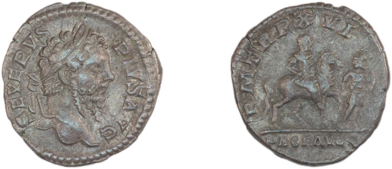 RIC IV Septimius Severus 225A, аверс, Британский музей