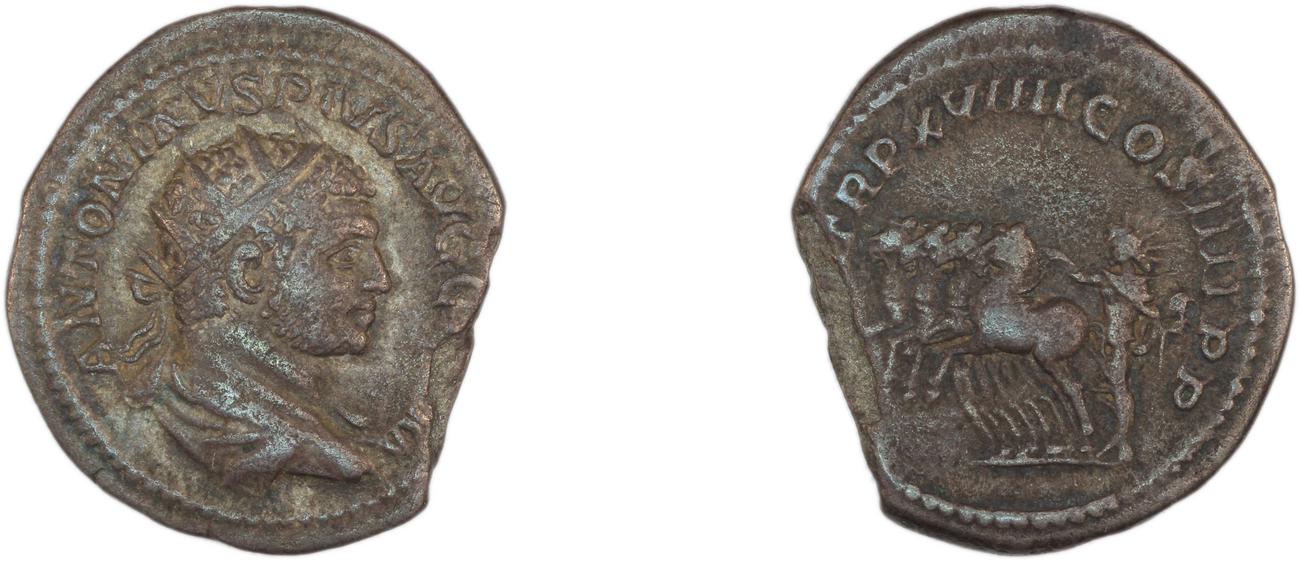 RIC IV Caracalla 282E, аверс, bm