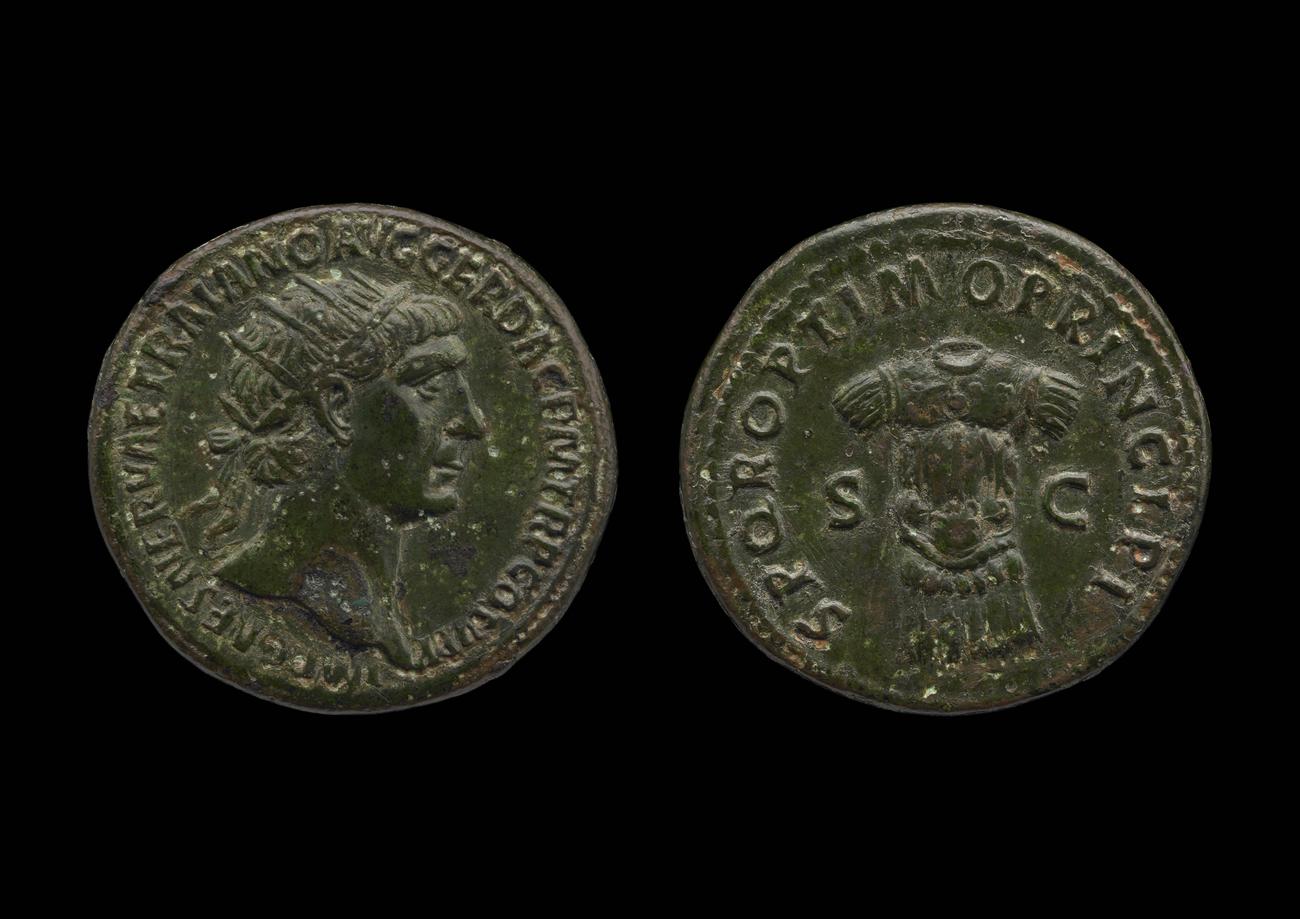 аверс RIC II Trajan 582