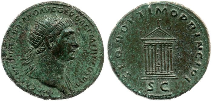 RIC II Trajan 576, реверс, bm