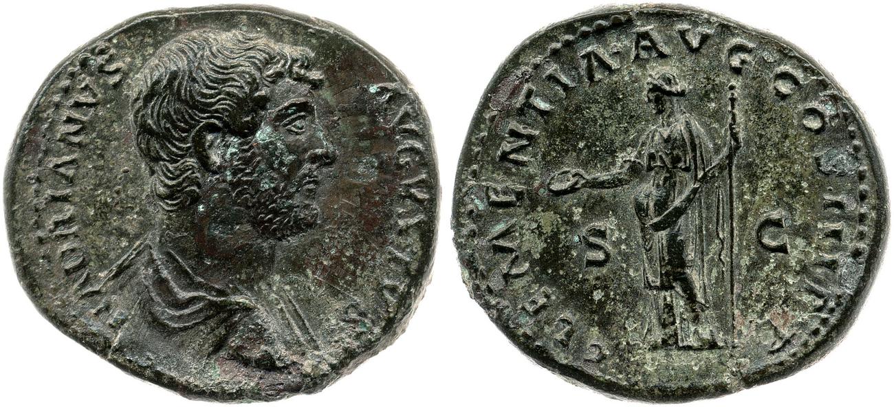 аверс RIC II, Part 3 (second edition) Hadrian 1199