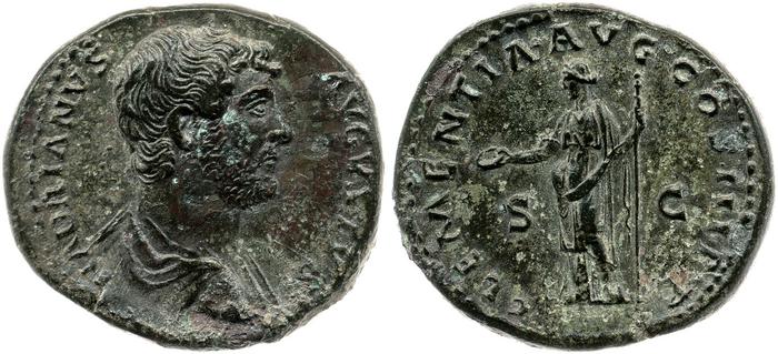 реверс RIC II, Part 3 (second edition) Hadrian 1199