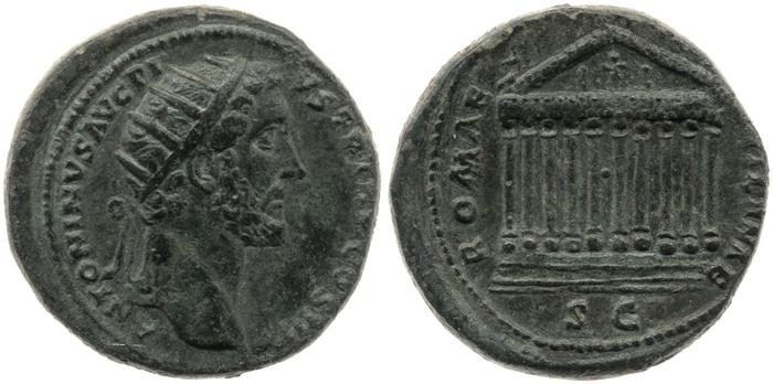 RIC III Antoninus Pius 664, реверс, Британский музей