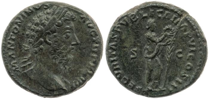 реверс RIC III Marcus Aurelius 1087