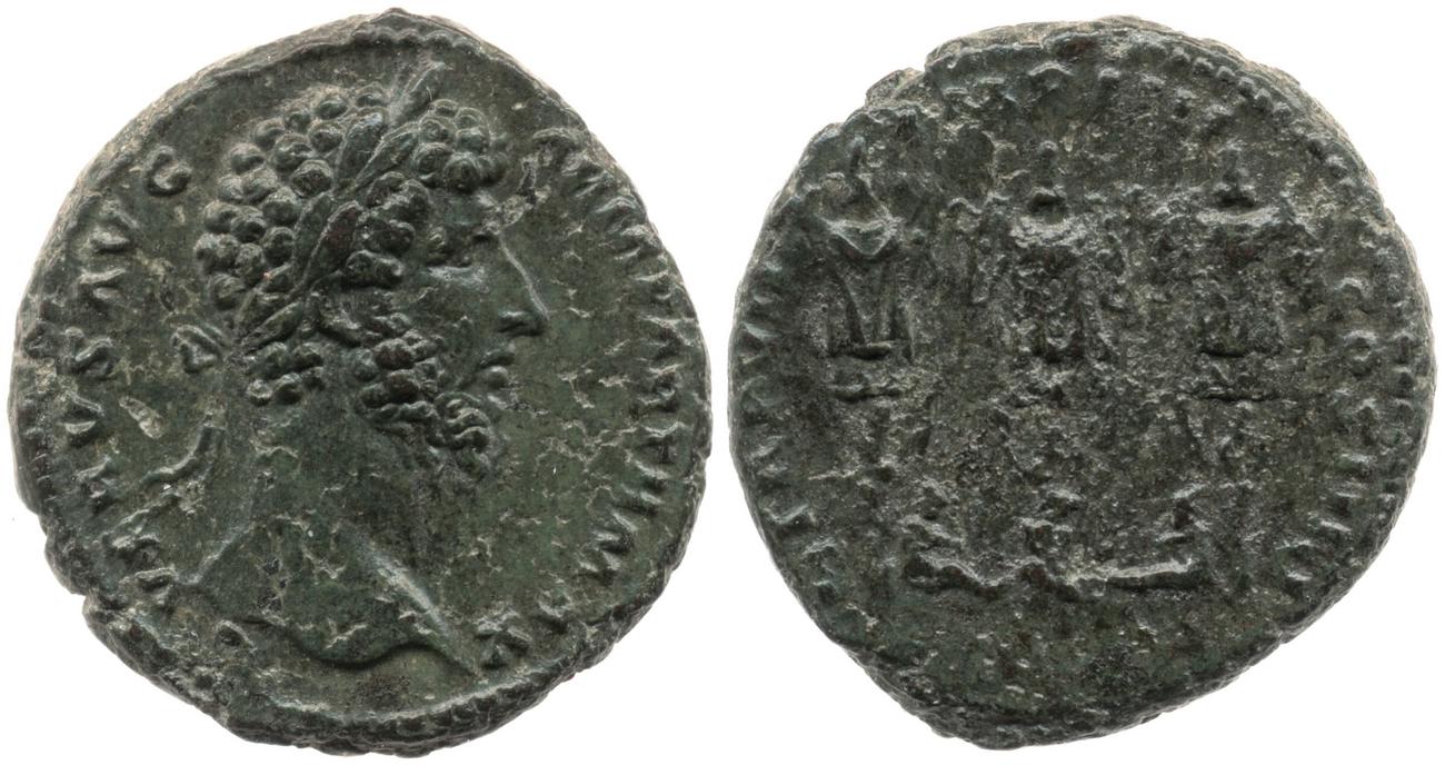 аверс RIC III Marcus Aurelius 1464