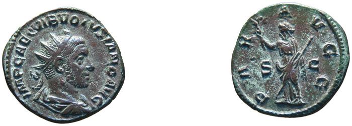 reverse RIC IV Volusian 256C