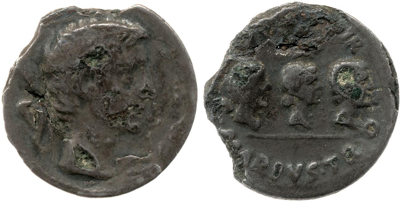 RIC I (second edition) Augustus 404, аверс, Британский музей