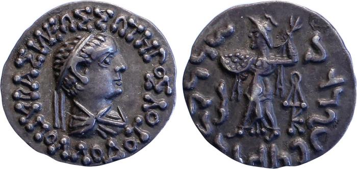 Bactrian and Indo-Greek Coinage Apollodotus II 2.5, bm