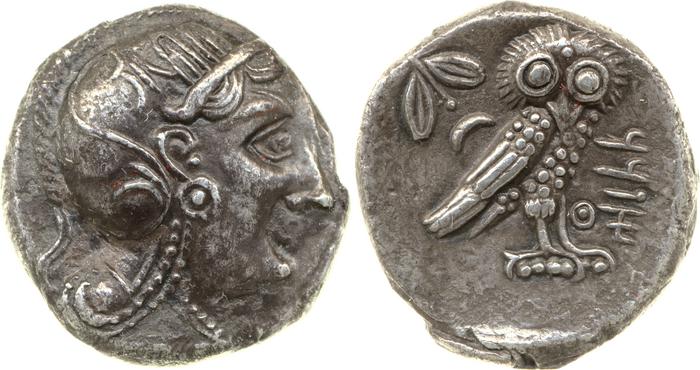 Mazaces Egypt van Alfen 2002 VI Athenian imitations, реверс, bm