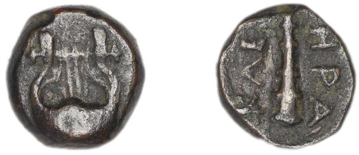 Herakleia ad Latmum BMC Heraclea ad Latmum 10, реверс, Британский музей