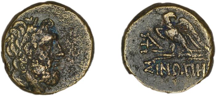 Sinope Waddington 1925 60, реверс, bm