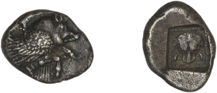 Samos Barron 1966 Lyd-Mil drachms, реверс, bm