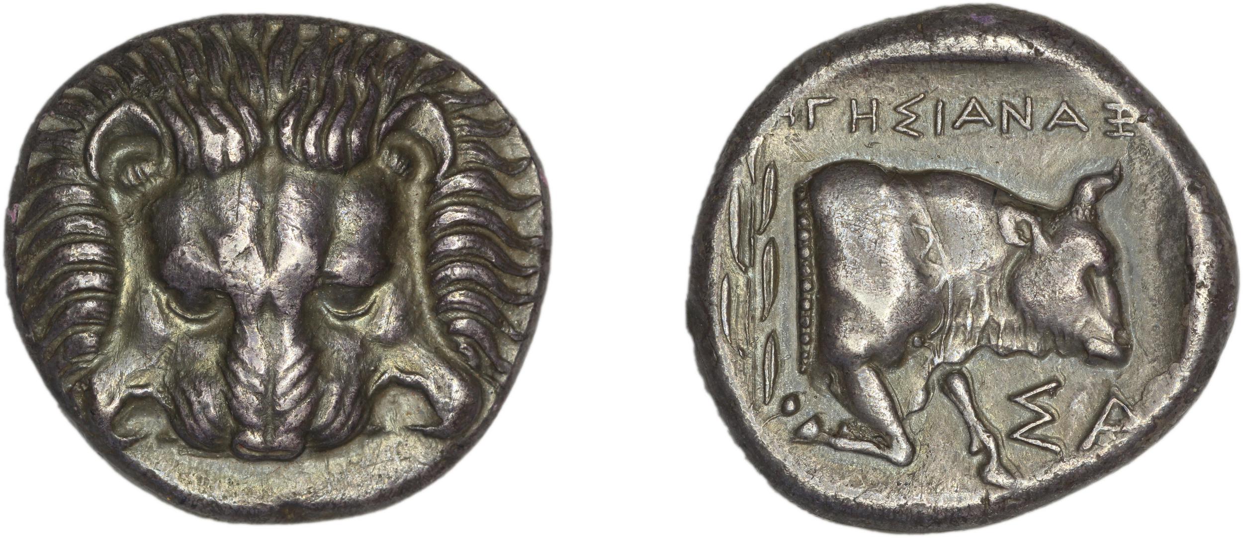 Samos Barron 1966 Class X tetradrachms, аверс, bm