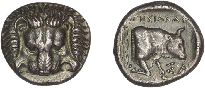 Samos Barron 1966 Class X tetradrachms, реверс, bm