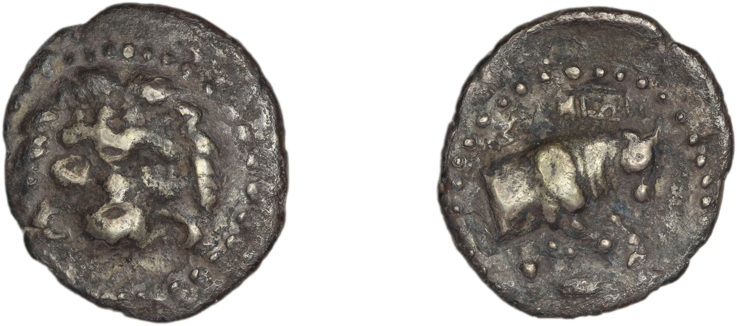 Samos Barron 1966 Last silver tetrobols, аверс, bm