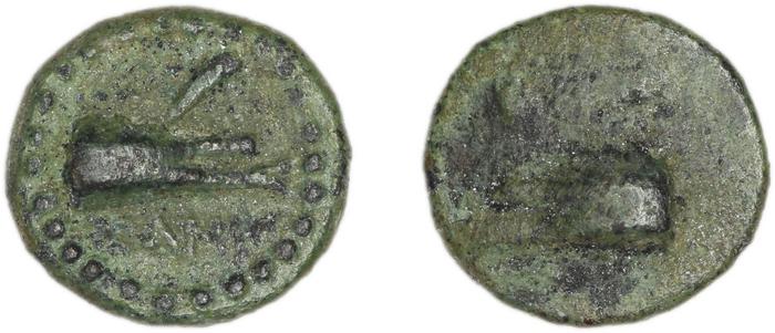 Samos Barron 1966 Pl. xxxi, 11, реверс, bm