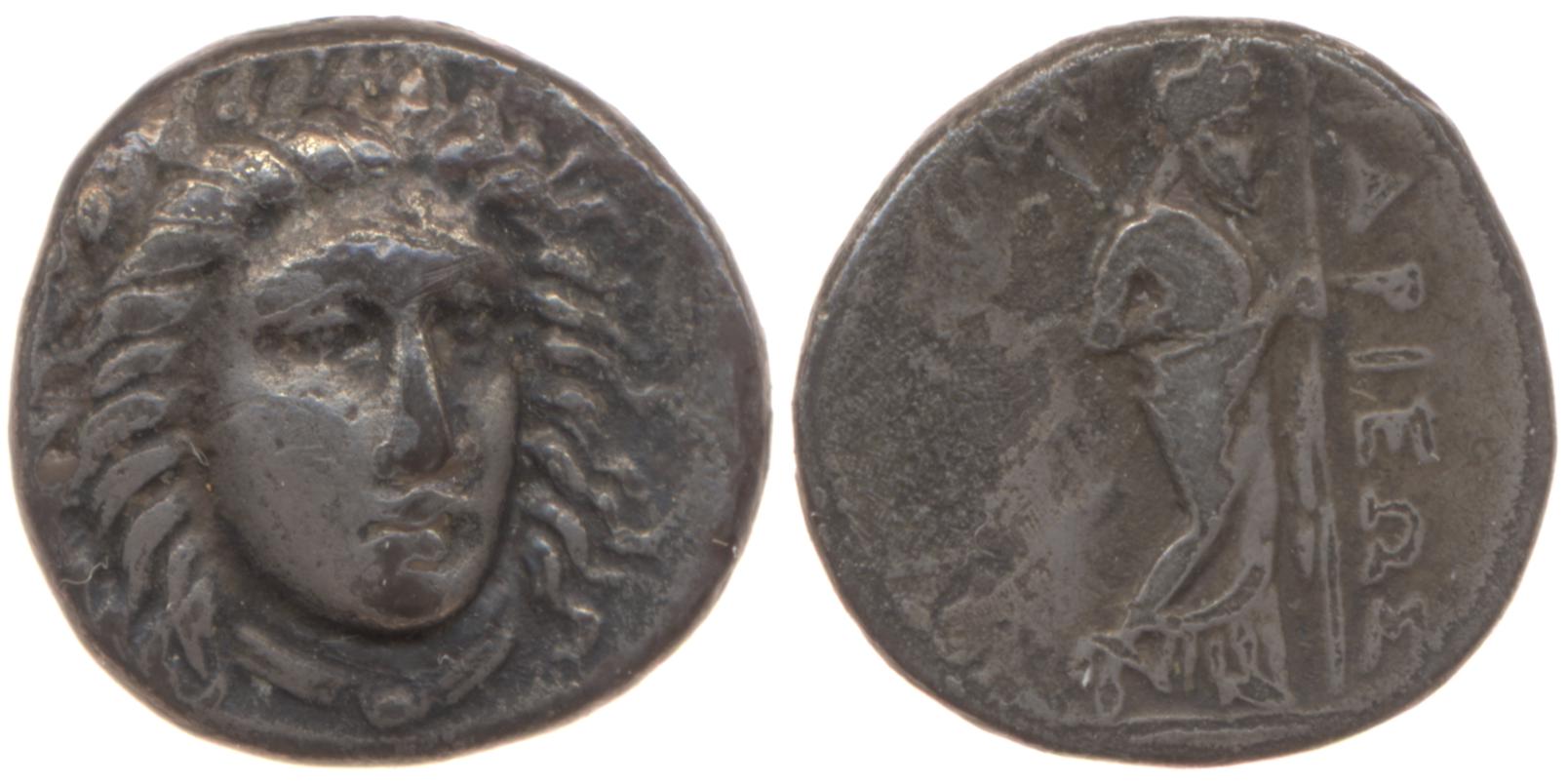Idrieus of Caria Halicarnassus Konuk 1998 1, аверс, bm