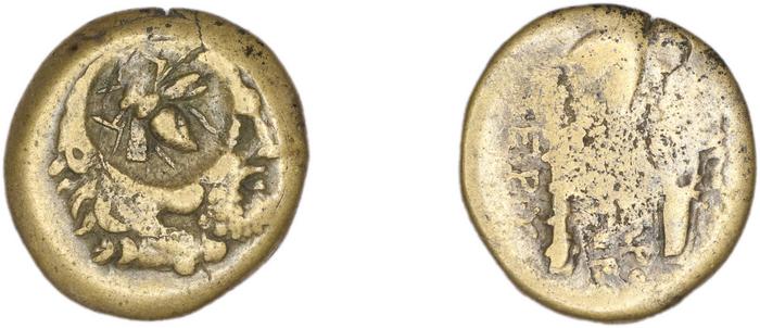 Erythrae Kinns 1980 Period III.2, AE 10, реверс, Британский музей
