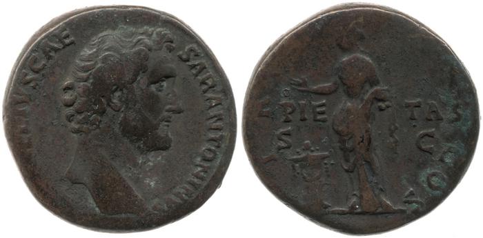 RIC II, Part 3 (second edition) Hadrian 2743, реверс, bm