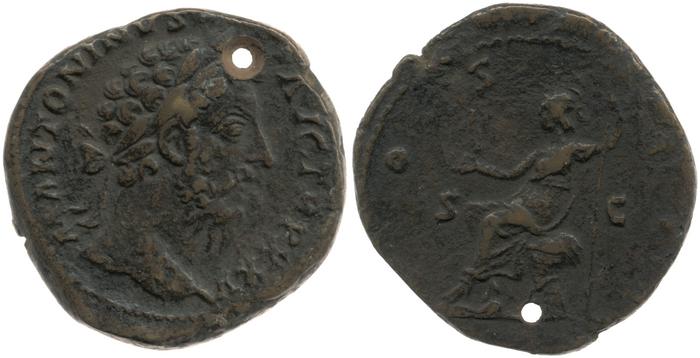 реверс RIC III Marcus Aurelius 995
