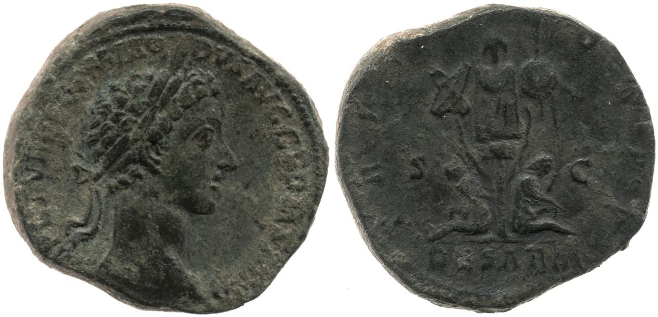 RIC III Marcus Aurelius 1571, аверс, Британский музей