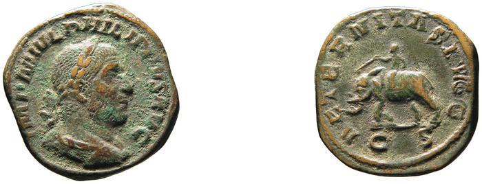 RIC IV Philip I 167A, реверс, bm