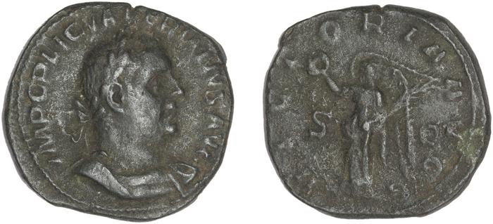 RIC V Valerian 177, реверс, bm
