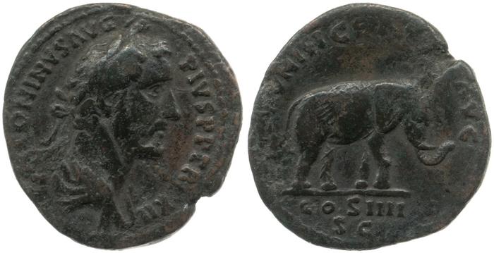 RIC III Antoninus Pius 862C, реверс, bm