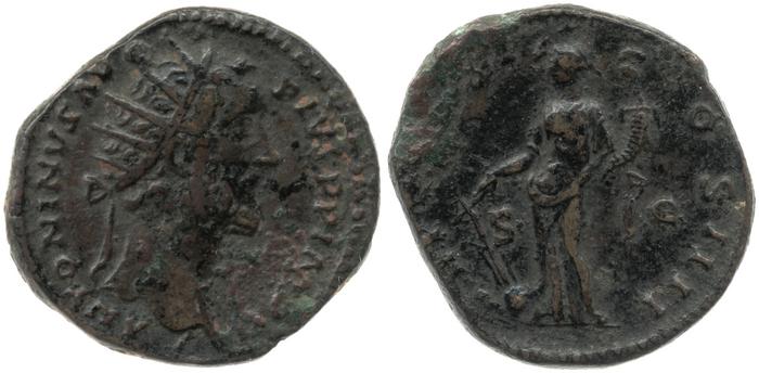 реверс RIC III Antoninus Pius 811